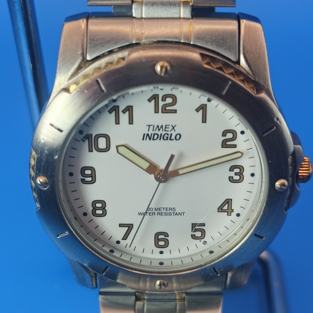 Vintage 2004 Timex Expedition Style 37mm Mens Quartz Field Watch Fully Restored